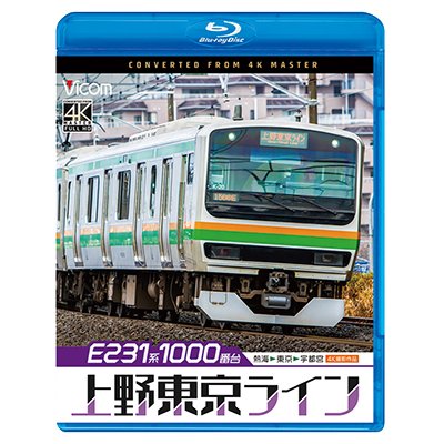 画像1: 12/21発売予定　E231系1000番台 上野東京ライン 4K撮影作品　熱海〜東京〜宇都宮【BD】　※ご予約は後日受付開始とさせていただきます。